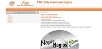 Linux: FAN Nagios - Tela inicial do Nagios