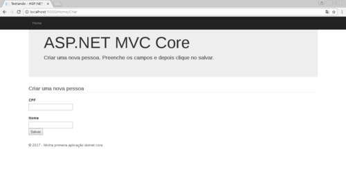 Linux: Criando uma aplicao MVC utilizando DOTNET Core no GNU Linux