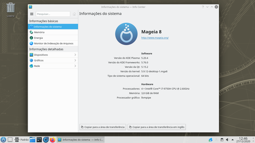 Linux: Mageia Linux 8