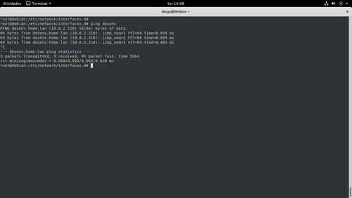 Linux: Interface de rede virtual no Debian