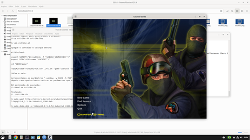 Linux: INSTALAR (e jogar) COUNTER STRIKE 1.6 (install cs 1.6) NO LINUX