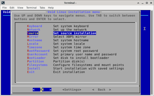 Linux: INSTALA��O COMPLETA E CONFIGURA��O B�SICA DO VOID LINUX