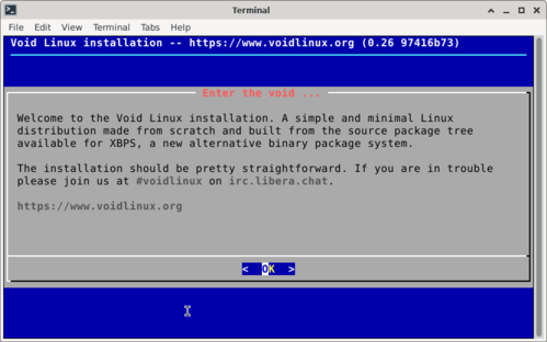 Linux: INSTALA��O COMPLETA E CONFIGURA��O B�SICA DO VOID LINUX
