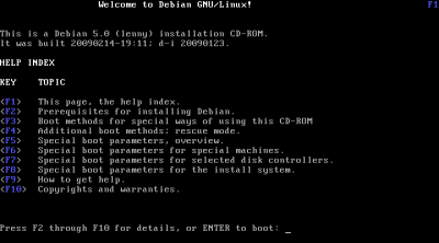 Linux: Instalando o Debian Lenny em seu computador
