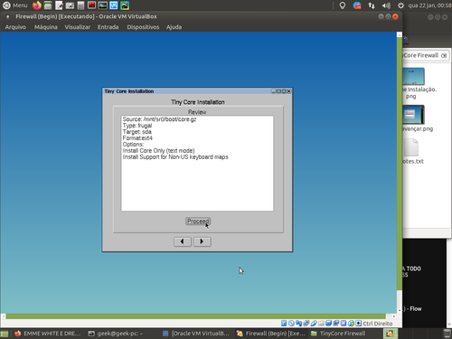 Linux: TinyCore Linux - Instalao