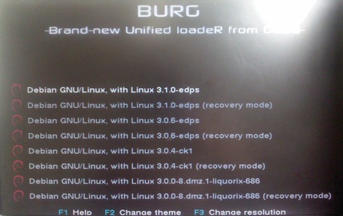 Linux: Burg - 
Gerenciador de Boot