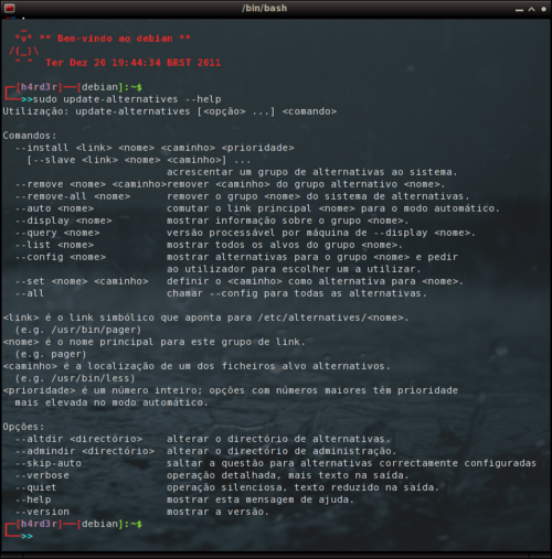 Linux: O Sistema Debian Alternatives