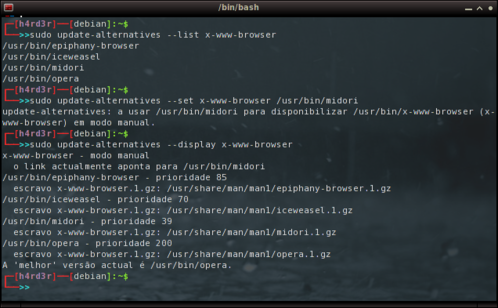 Linux: O Sistema Debian Alternatives