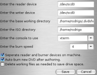 Linux: xDVDShrink - configure