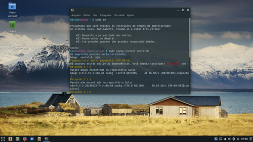 Linux: Introduo  Solus Linux- Distro Independente