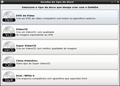 Linux: Devede - Produzindo discos de vídeo