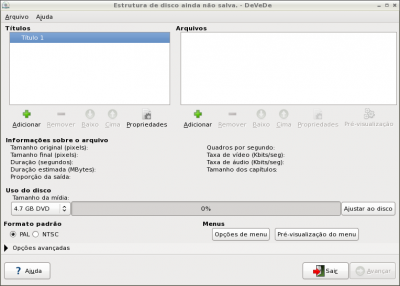 Linux: Devede - Produzindo discos de vídeo