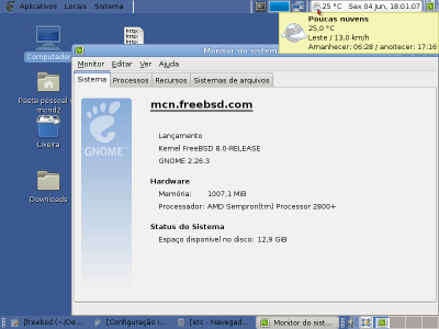 Linux: Configurao inicial no 'FreeBSD 8.0-Release'