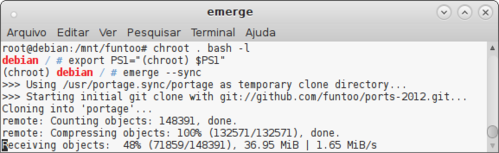 Linux: Instalação do Funtoo a partir do Debian já instalado