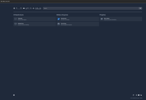 Linux: Criando um painel de controle (Dashboard) para seu servidor com o Homepage