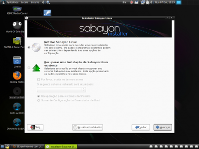 Linux: Sabayon 5.0 - Parte 1 - Uma nova Distro Multimídia.