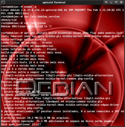Linux: Instalação do driver Nvidia no Debian e em distros derivadas