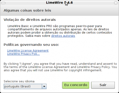 Linux: Instalando e utilizando o LimeWire no Debian