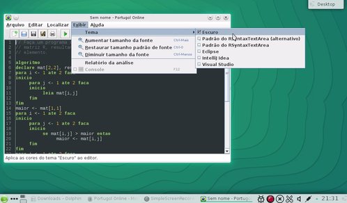 Linux: Portugol Online - Software livre para facilitar o estudo de algoritmos