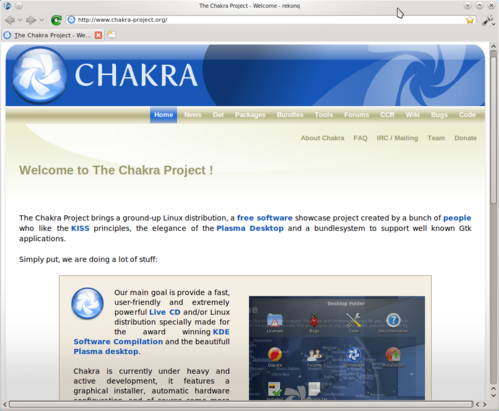 Linux: Chakra GNU/Linux
