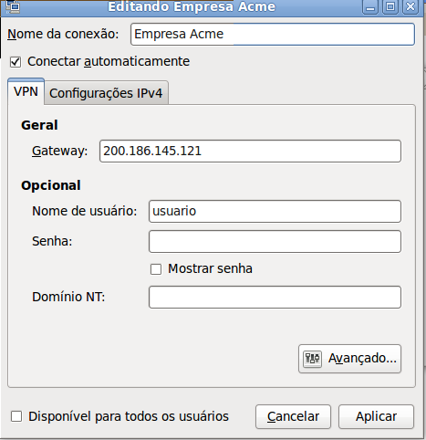 Linux: VPN em ISA Server 2000 com Ubuntu 9.10 64bits