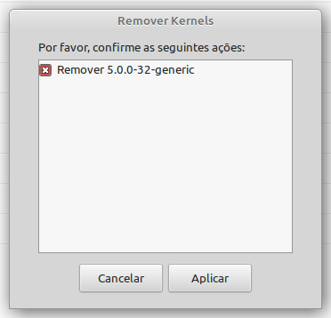 Linux: Removendo Kernel Anitgo Graficamente do Linux Mint