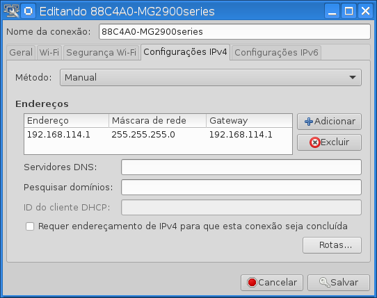 Linux: Instalação da impressora Canon mg2900 no Fedora