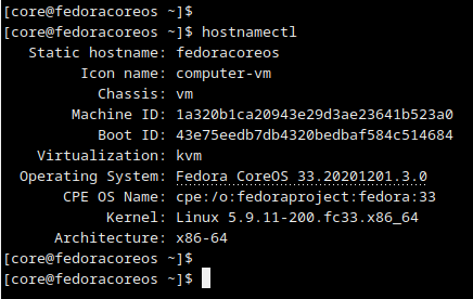 Linux: Como alterar o Hostname do seu Fedora CoreOS