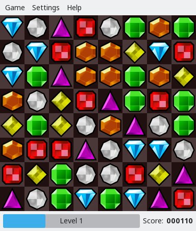 Linux: Gweled - clone do Bejeweled para Linux