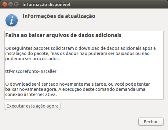 Linux: Pacote ttf-mscorefonts no instala no  Ubuntu 16.04 LTS  [RESOLVIDO]