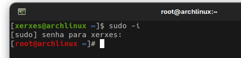 Linux: Como configurar cores no prompt do Bash para usu�rio e root no Arch Linux