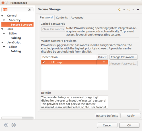 Linux: Configurando Proxy no Eclipse IDE