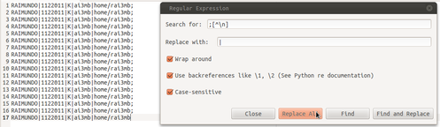 Linux: Habilitar Expressão Regular no Gedit