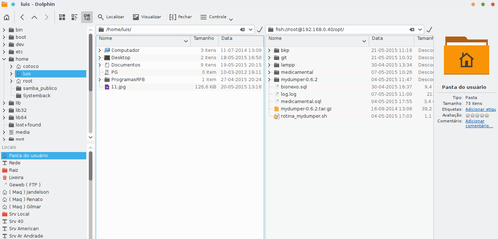Linux: Dolphin File Manager + Private key
