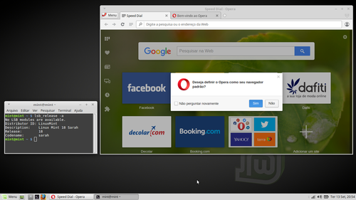 Linux: Instalando navegador Opera no Linux Mint 18