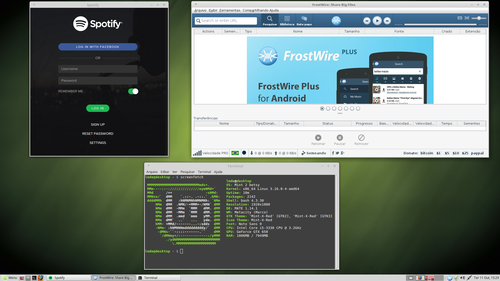 Linux: Instalando Spotify e Frostwire no LMDE 2 