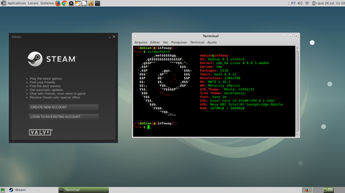 Linux: Instalando Steam no Debian 9 Stretch