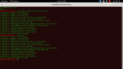 Linux: Falha na verificação de chave pública (GPG) no openSUSE [Resolvido]