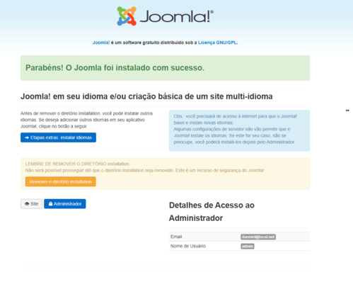 Linux: Rodando Joomla via Podman 