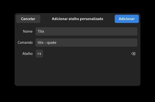 Linux: Como instalar o Tilix Terminal no Gnome e us-lo como menu drop-down ao estilo Quake