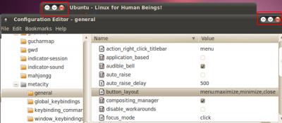 Linux: Mudando a posio dos botes nas janelas do Ubuntu 10.04