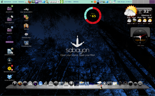 Linux: Atualizando Cairo-Dock em Sabayon, por compilao direta.