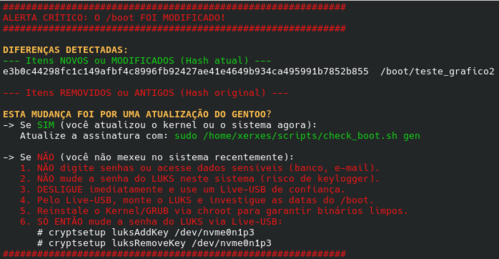 Linux: Algu�m mexeu no meu boot?!