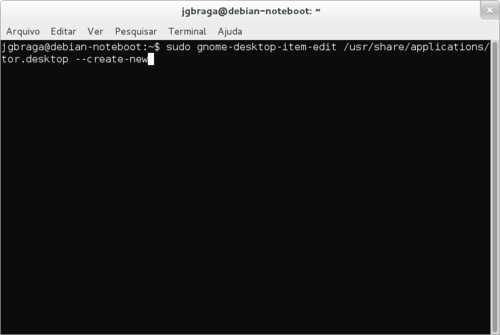 Linux: Criando lanador (atalho) no GNOME 3 do Debian Wheezy