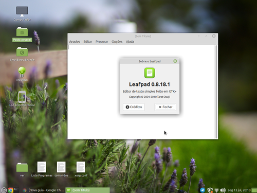 Linux: Leafpad no Linux Mint 20