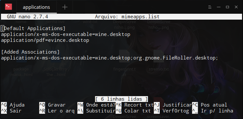 Linux: Alterar programa padro para arquivos no Deepin
