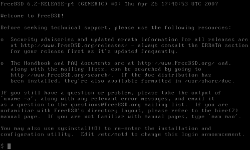 Linux: Como editar a mensagem inicial do teu FreeBSD