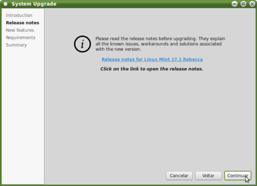 Linux: Atualizando Linux Mint 17 para Linux Mint 17.1