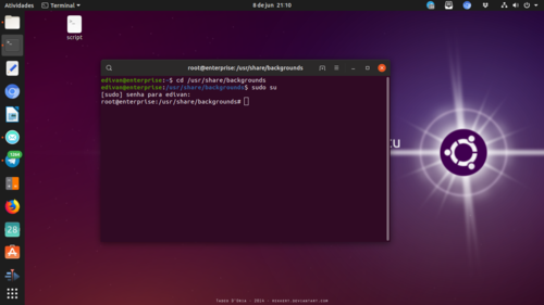 Linux: No consigo adicionar novos wallpapers no Ubuntu 19.04 [RESOLVIDO]
