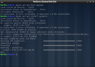 Linux: APT e Synaptic no Fedora